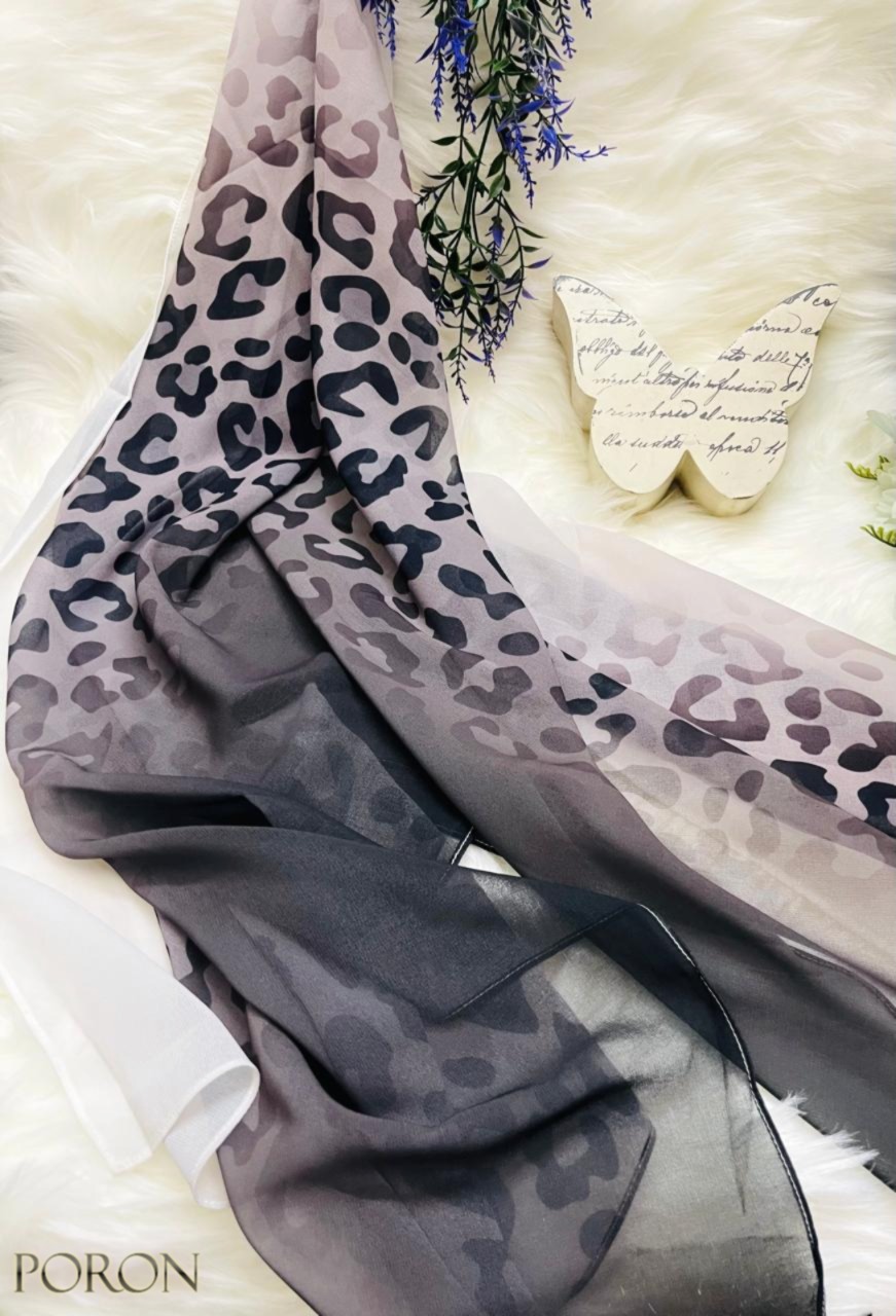 Thumbnail of Diamond Crepe - Leopard Print