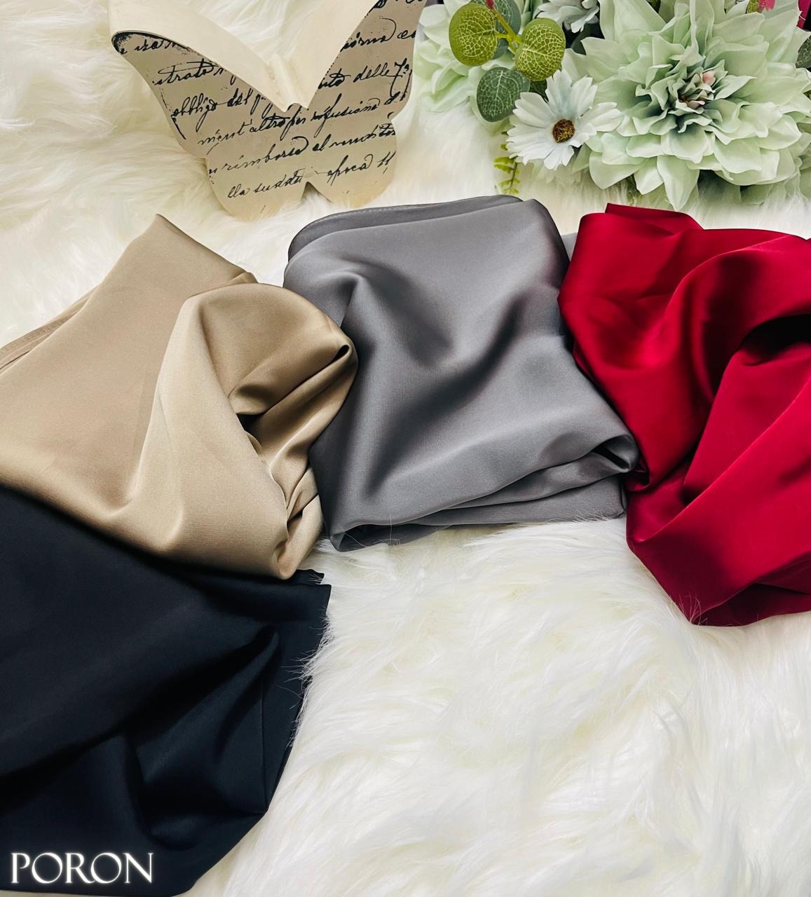 Elastic Satin Hijab – Pin-Free, Premium Finish
