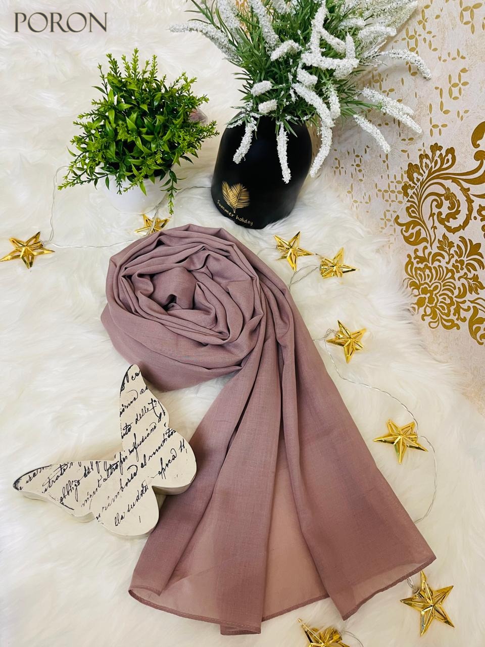Thumbnail of Layali Japanese Cotton Hijab – Breathable, Soft & Everyday Comfortable