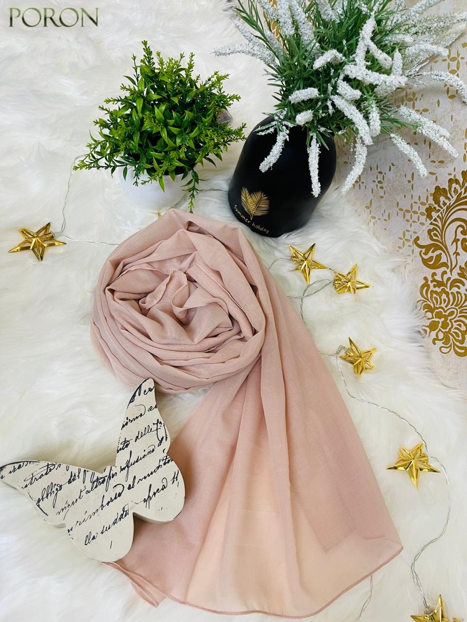 Thumbnail of Layali Japanese Cotton Hijab – Breathable, Soft & Everyday Comfortable