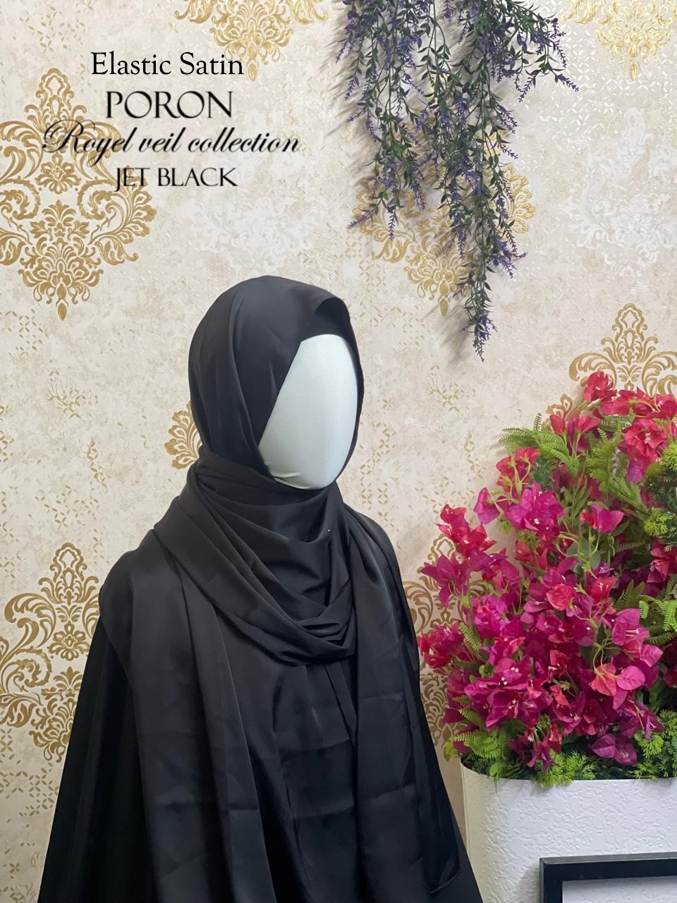 Thumbnail of Elastic Satin Hijab – Pin-Free, Premium Finish