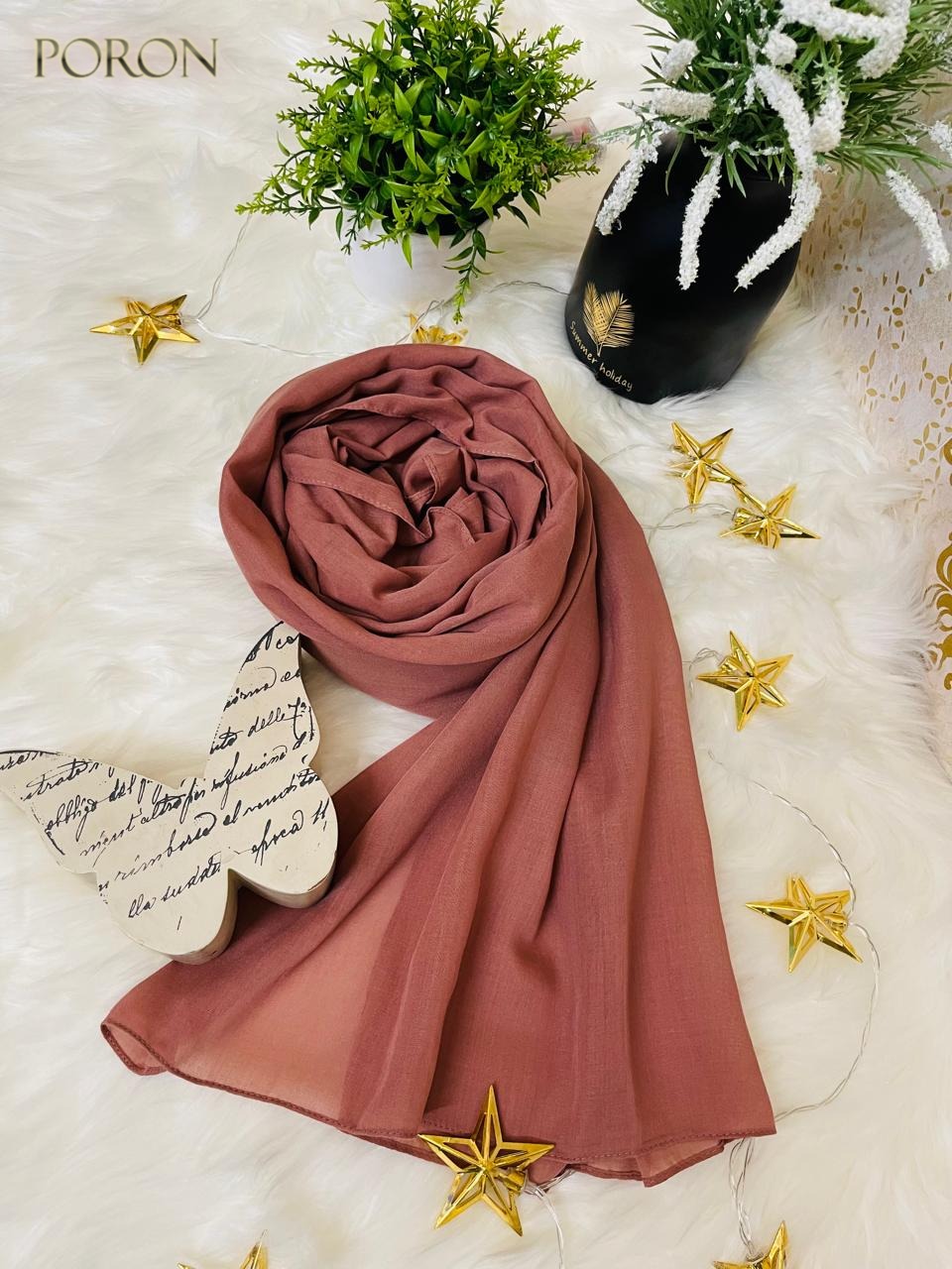 Thumbnail of Layali Japanese Cotton Hijab – Breathable, Soft & Everyday Comfortable